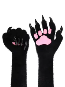 Halloween Silicone Animal Claw Gloves, Long Finger Costume Props, Ghost Hand Accessories for Cosplay Parties, Comfortable & Durable Design
