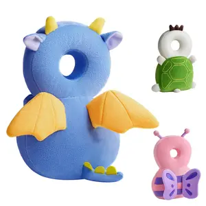 Cute Bee Design Baby Headrest Pillow, Breathable Baby Headrest Protective Pad, Baby Walking Headrest Pillow, Baby Travel Essentials