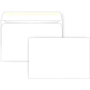 6 1/2 x 9 1/2 Booklet Envelope - 24# White - Open Side (6.5 x 9.5) - Large Envelope Series (Pkg of 100)