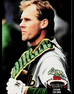 Jamie Quirk 1992 Stadium Club #83 Oakland Athletics