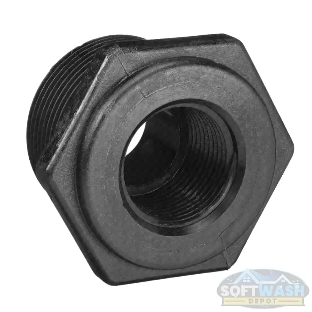 1" MPT x 1/2" FPT Poly Reducing Bushing (Schedule 80) 1" MPT x 1/2" FPT Poly Reducing Bushing (Schedule 80)