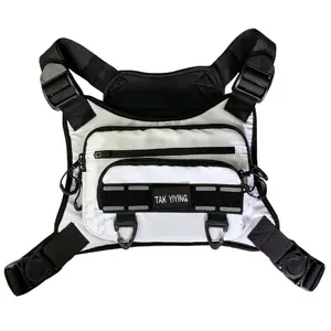 Unisex Tactical Chest Bag for Running & Outdoor Sports, Lightweight Vest Pack for Men & Women, Versatile Sporty Accessory, Trail Running