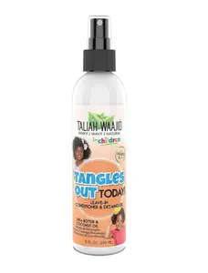 Taliah Waajid Tangles Out Today Leave-In Conditioner & Detangler for Braids Weaves & Things Inc with Shea Butter & Coconut Oil 8 oz