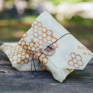 Beeswwrap Sandwich Wrap - Honeycomb -reusable and plastic-free sandwich wraps