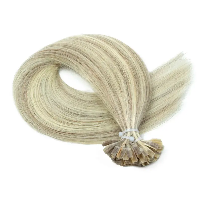 613 Blonde Silky Straight Human Hair K-Tip Extensions