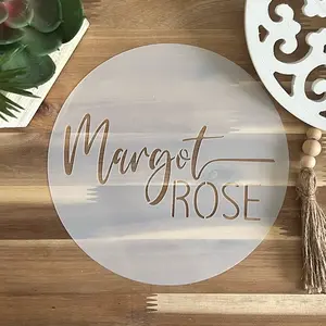 Custom Name Stencil - Reusable - Baby Name