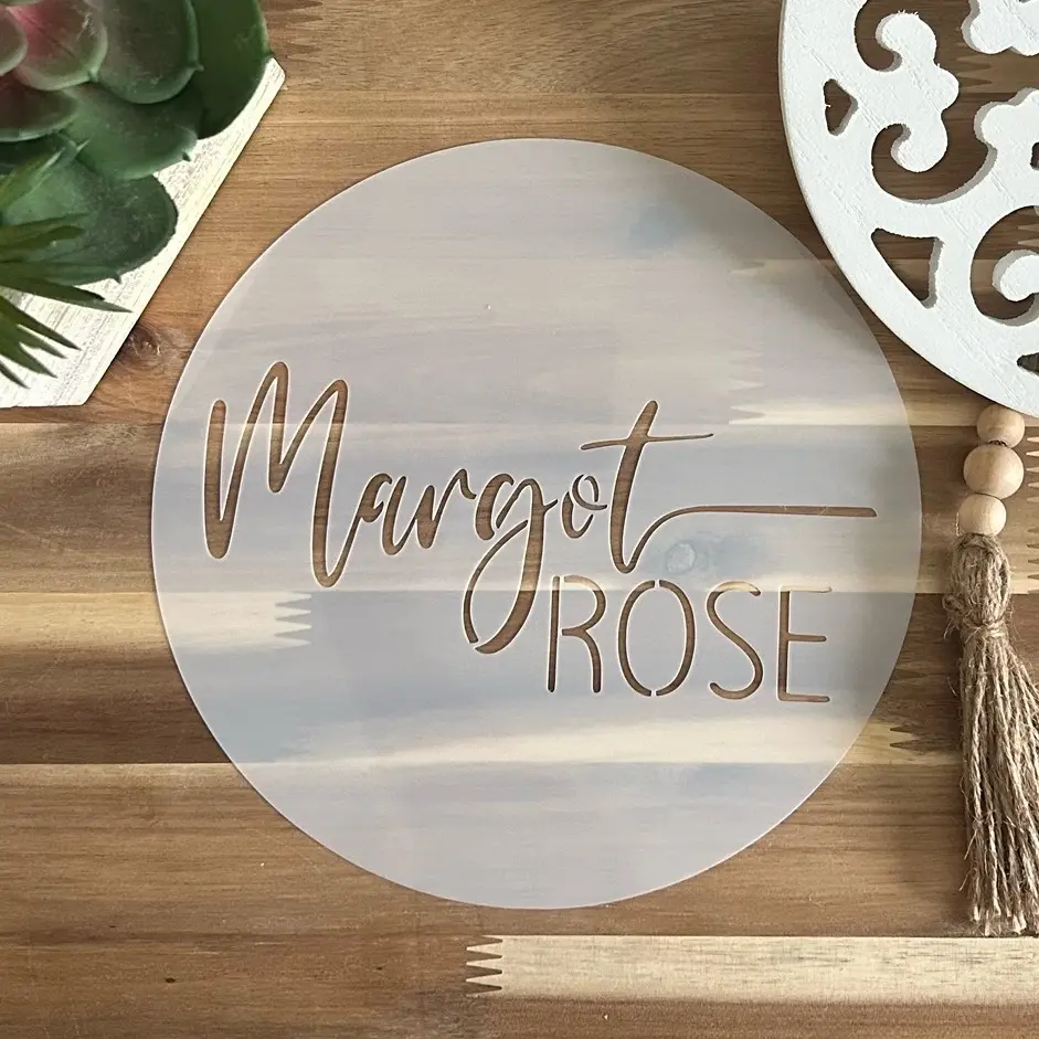 Custom Name Stencil - Reusable - Baby Name