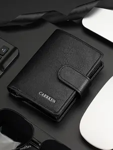 Men's Vintage PU Leather Card Holder, Multi Card Slot Card Holder, Casual Business Card Holder for Men, Fashionable Wallet for Daily Use