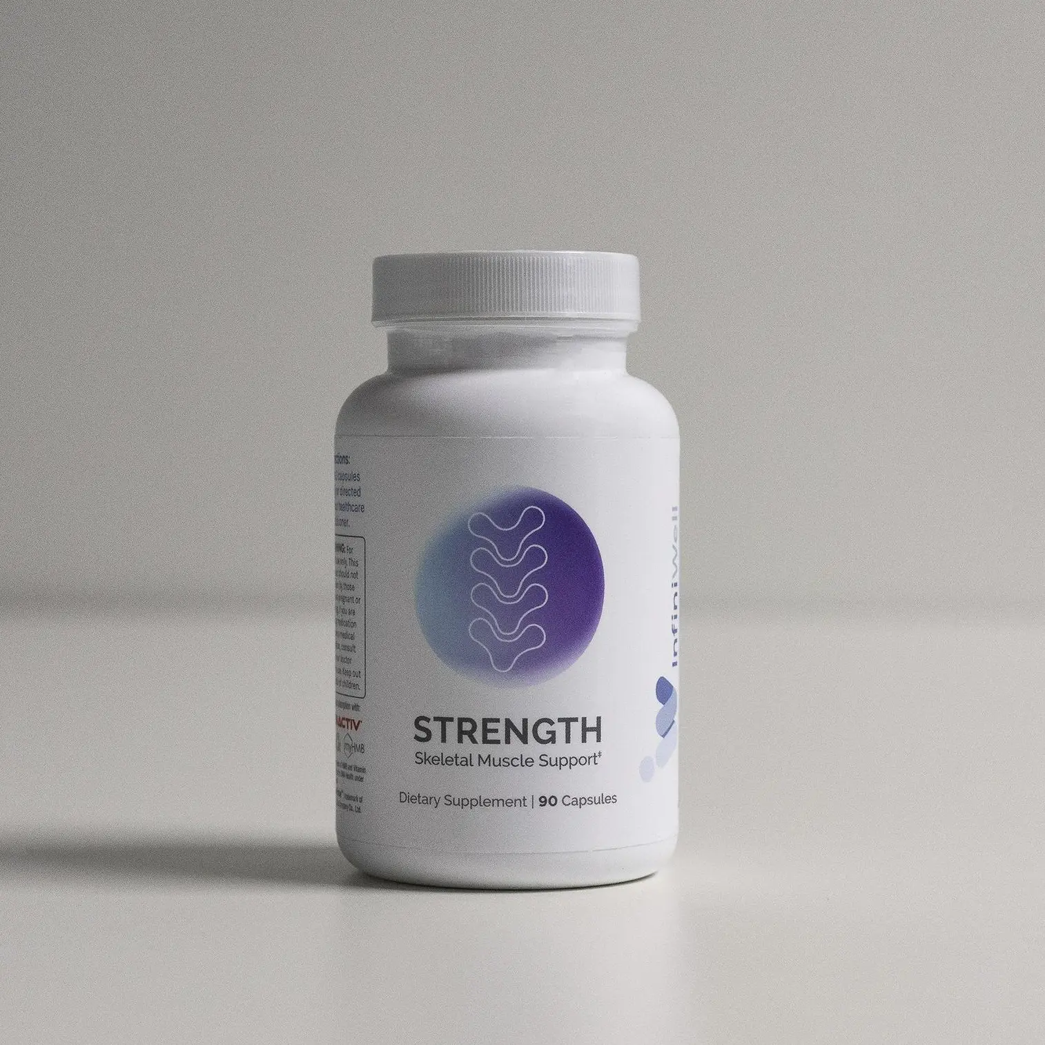 InfiniWell Strength Exercise Recovery Supplement with myHMB & Epicatechin, Post-Workout Capsules for Stamina, Endurance & Antioxidant Support
