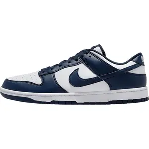 Men's Nike Dunk Low Retro White/Midnight Navy-White (HF5441 107)