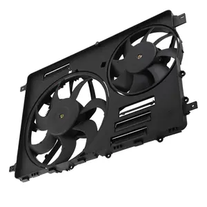 Radiator Cooling Fan Assembly compatible for Land Rover Discovery Sport LR2 Evoque 2012-16