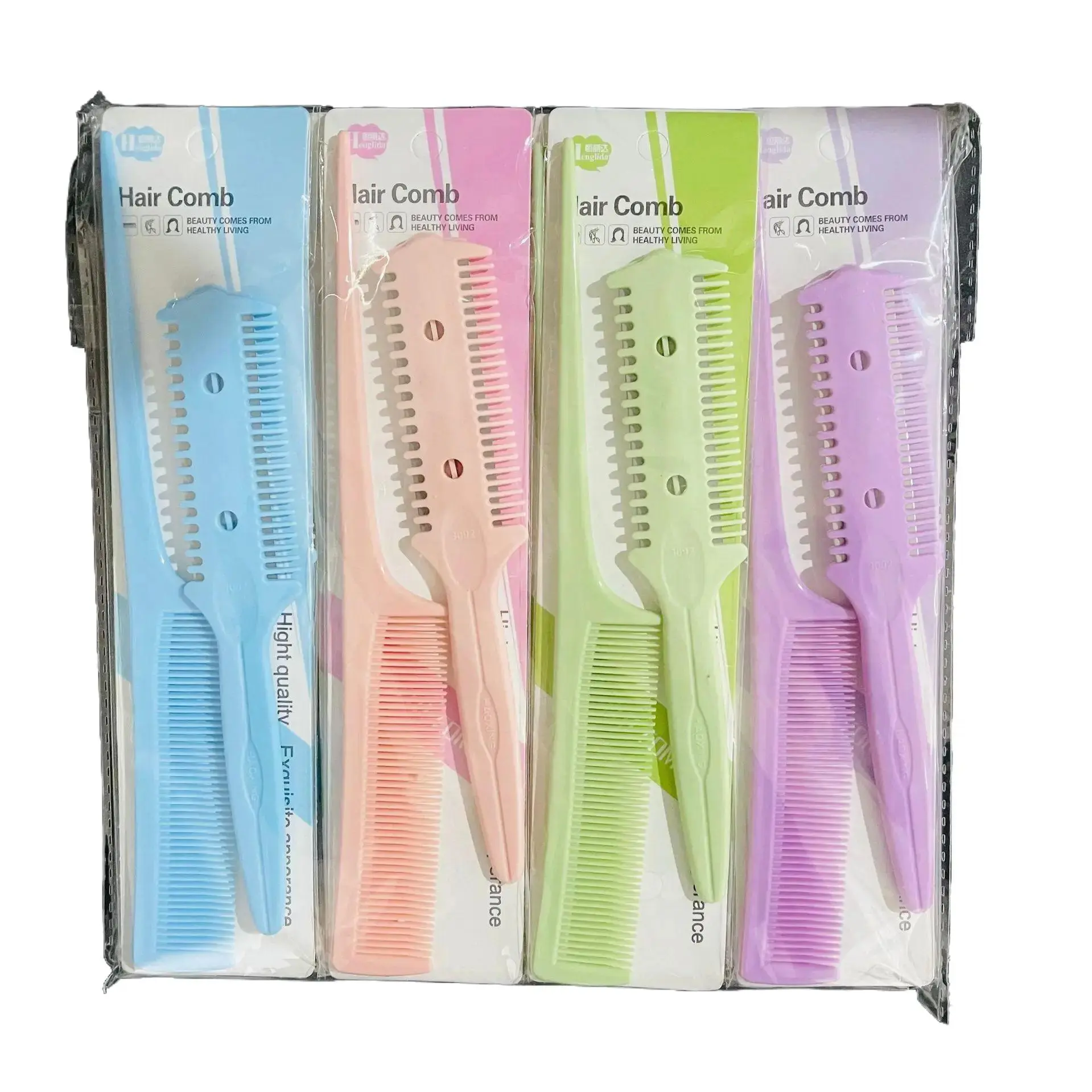 Point Tail Teasing Comb, Dual-height Tooth Hair Comb, Anti-static & High Temperature Resistant Styling Comb for Hair Sectioning and Backcombing