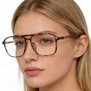 Stylish Tortoiseshell Blue-Light Blocking Glasses—Perfect for Back-to-School, Work, or When You're Not Wearing Makeup.