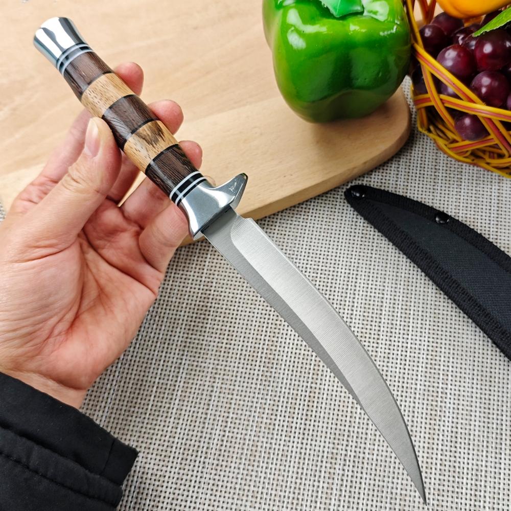 GZGY Kitchen Boning Knife , Portable Multipurpose Cutting Tool for Meat, BBQ & Camping, Ideal Gift for Men