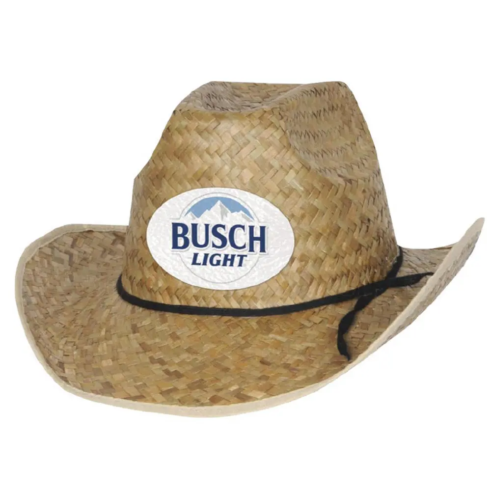 Busch Light Straw Hat