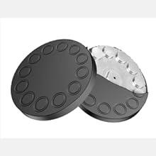 Nilight 2PCS Magnetic Base LED Light Bar Mounting Brackets, Powerful Sucker Holder for Bottom-Mounted Offroad Work Auxiliary Lamps Mounts on Hood A-Pillar