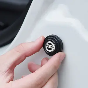 4/8/12/16/20Pcs Car Door Anti-shock Pad Anti-noise Buffer Gasket Auto Interior For Nissan Qashqai Juke X-Trail Patrol Note Juke Leaf Altima Almera Maxima Micra Murano Rogue Pulsar Sentra Teana Tiida March Navara Nismo Sylphy