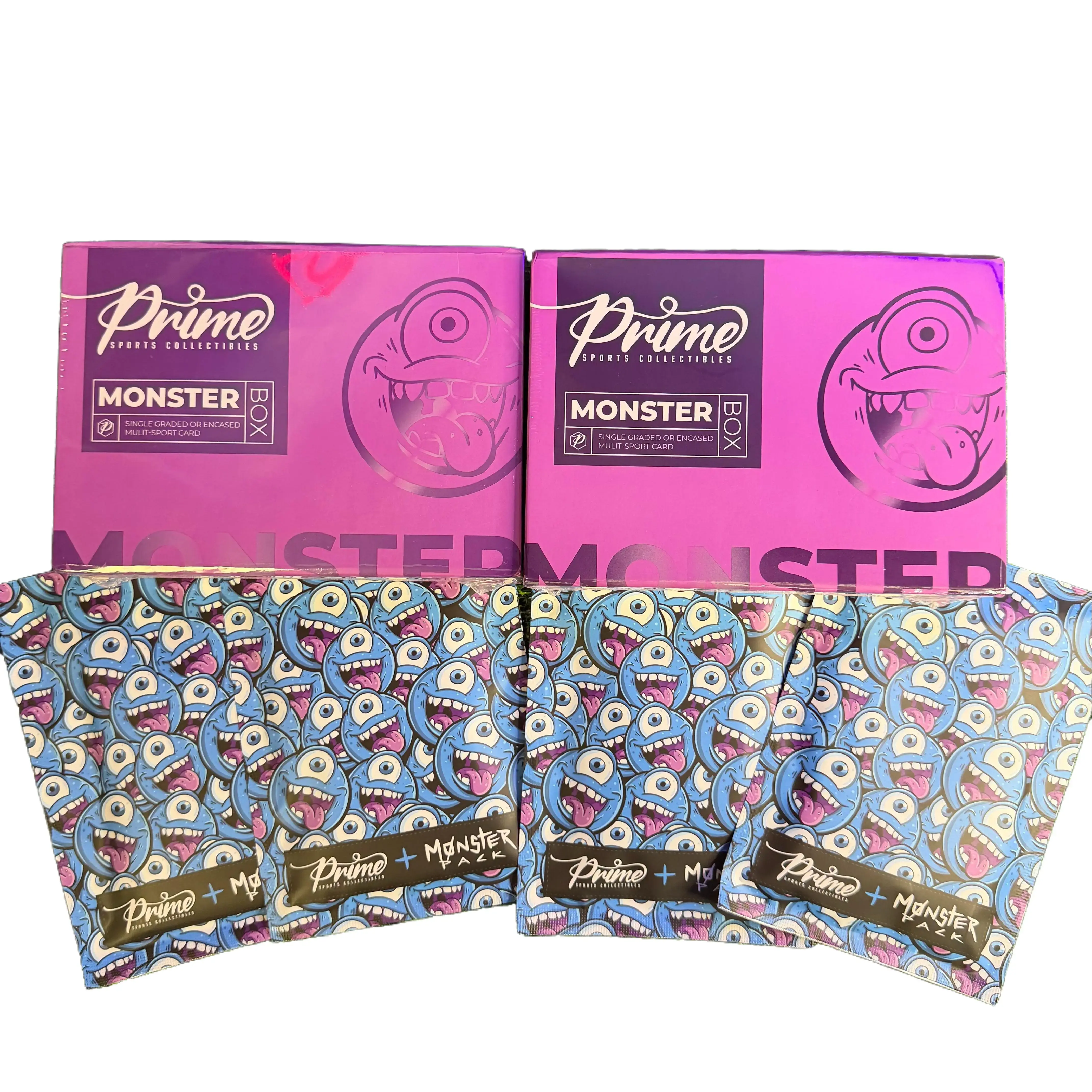 Prime Sports Collectibles Mixed Sports Card Break - Choose Your NFL-NBA-MLB Team, 26 Hits, 2 Monster Boxes, 12 Monster Packs, 12 Blitz Packs