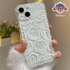 Crystal Clear Phone Case with Card Slot - Anti-Fall & Slim-Fit Design for iPhone Models 14/13/12/11/XS/XR/X/7/8/6s/Mini/Plus/Pro Max/SE - Durable & Convenient Shockproof Smartphone Cellphone Cover Protective Protection