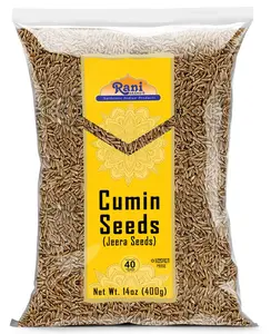 Rani Cumin Seeds Whole (Jeera) Spice 14oz (400g) ~ All Natural | Gluten Friendly | NON-GMO | Kosher | Vegan | Indian Origin
