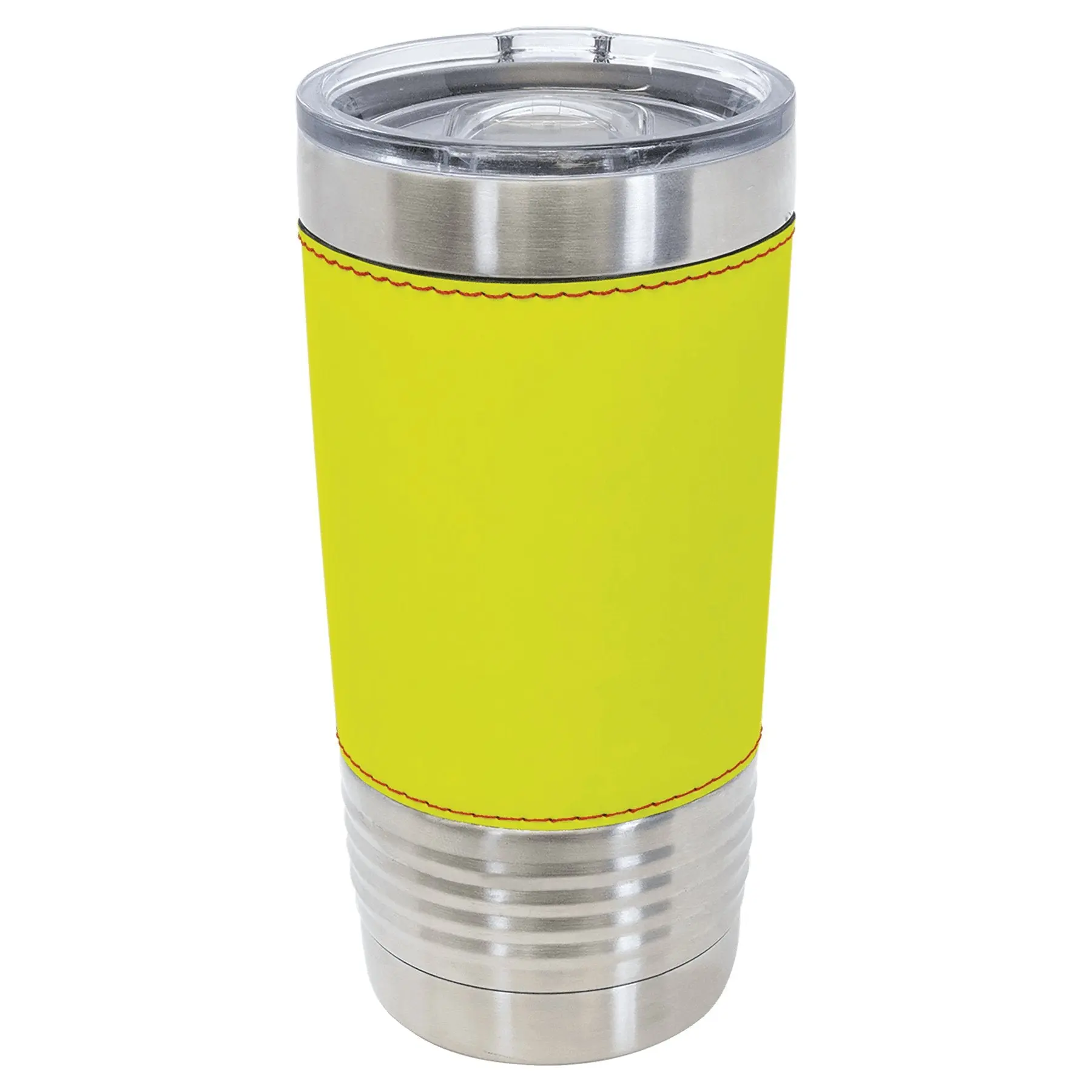 Custom Engraved Softball Leather Tumbler