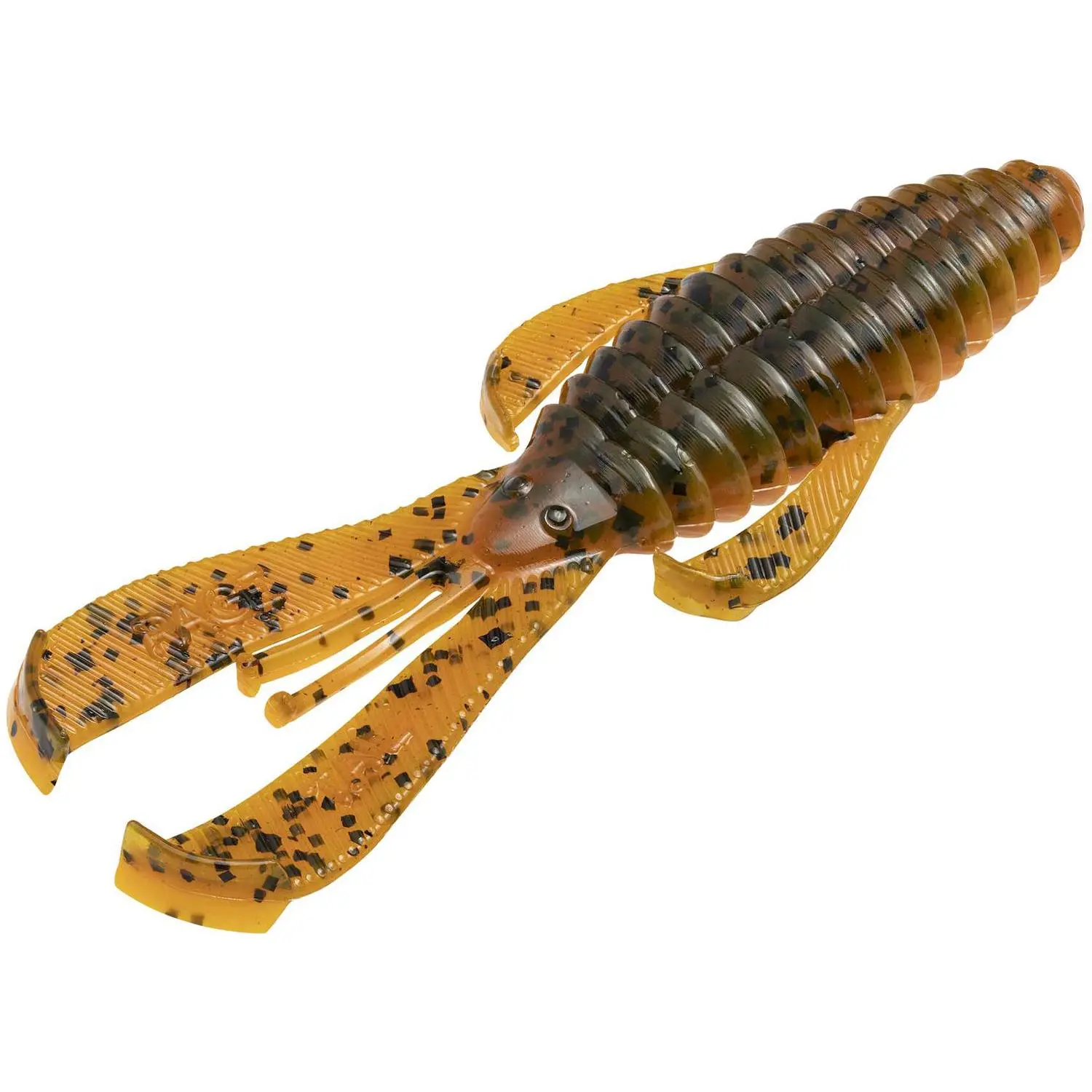 Strike King Mid-Size Rage Bug Soft Fishing Worms, 3.38 Inches Soft Plastic Creature Lure with Unmatched Action, Largemouth Bass Lure, Green Pumpkin - 8 Pack