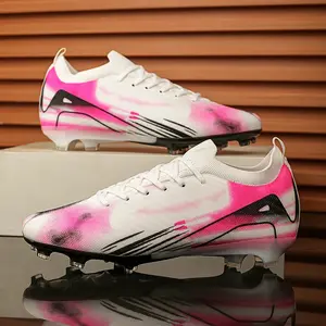 Men Original Soccer Shoes Society Sneaker Top Quality Indoor Long Spikes Resistant Sports Match Unisex Training Football Shoes