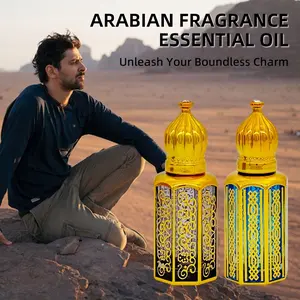 Arabian Aroma Oil, Alcohol-Free Sandalwood Rose Scent, Woody Aromatic, Long-Lasting Fragrance 72h+, Suitable for Car & Home, High-End Alternative, Scented Diffuser Oils