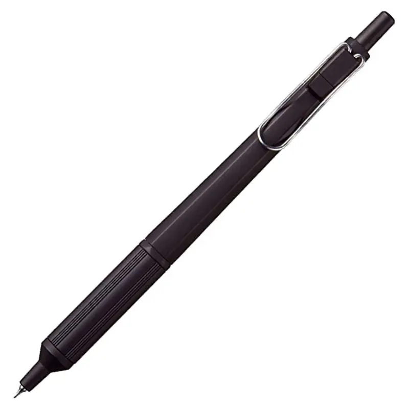 uniball™ JETSTREAM Edge Hybrid Ink Ultra Fine Tip Ballpoint Pen - 0.28 mm Prussian Blue Hexagonal Barrel, Knurled Metal Grip, Wire Clips, Low Center of Gravity, Lefties Safe Unique Pens, Smooth Writing Office Stationery (Limited Time Product)