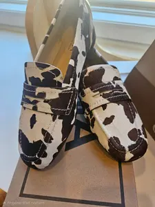 Mia Brown Cow Loafers