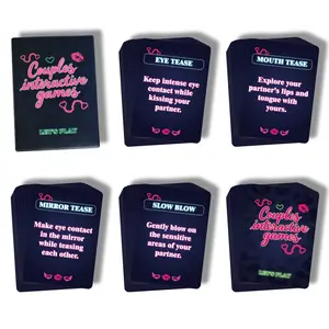 50 Pcs Cross-Border New Couple Interaction Cards, Fun Game Props for Home Entertainment, Interactive Card Games for Couples, Home Entertaining, Couple Specific