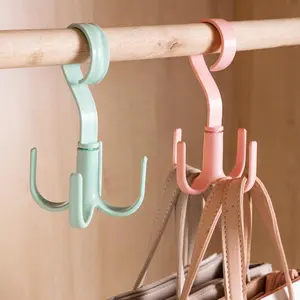 Rotating Closet Hook Hangers - Blue