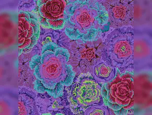 Classics | Brassica - Purple by Kaffe Fassett Collective for Free Spirit | PWPJ051.PURPL