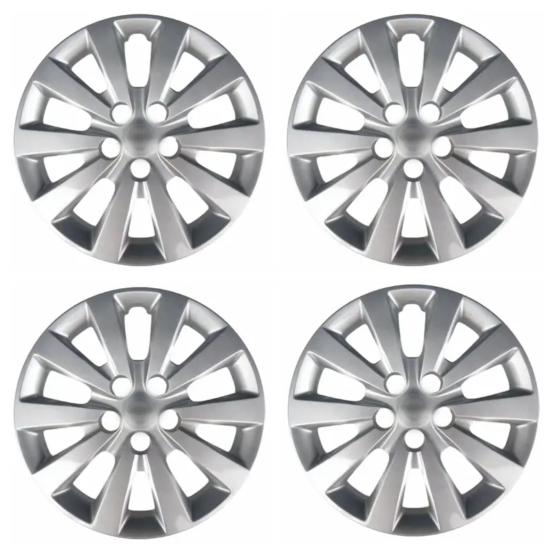 16in 4 Piece Set Hubcap Wheel Covers/Wheel Caps/car Replacement Parts , Plastic Snap-On Replacement Hub Cap Set, Hubcap Wheel Cover Replacement Kit, Automotive Rim Hubcaps Decoration Accessories