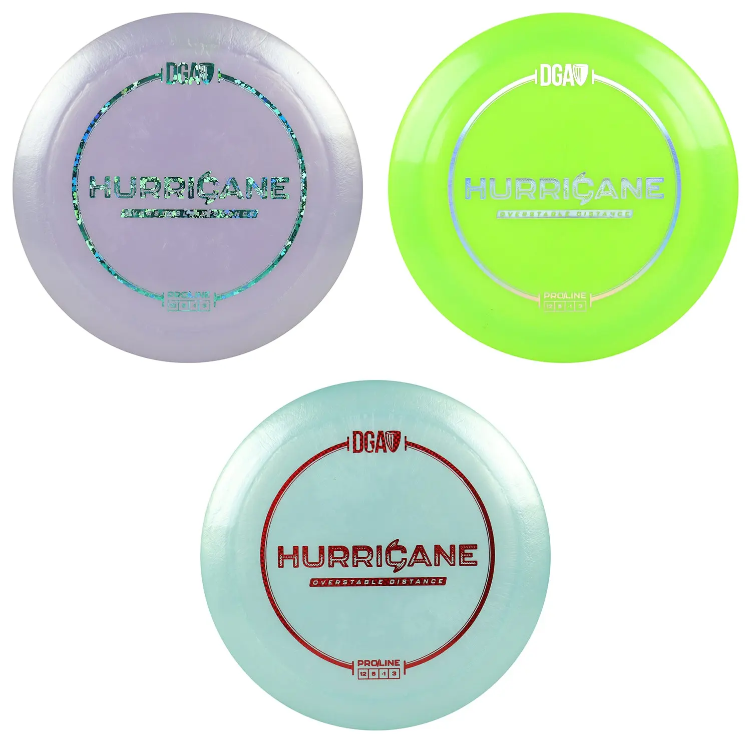 DGA Disc Golf Proline Hurricane Distance Driver 12/5/-1/3 - Choose Exact Disc