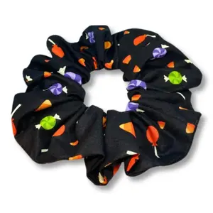 Black Candy Halloween Scrunchie