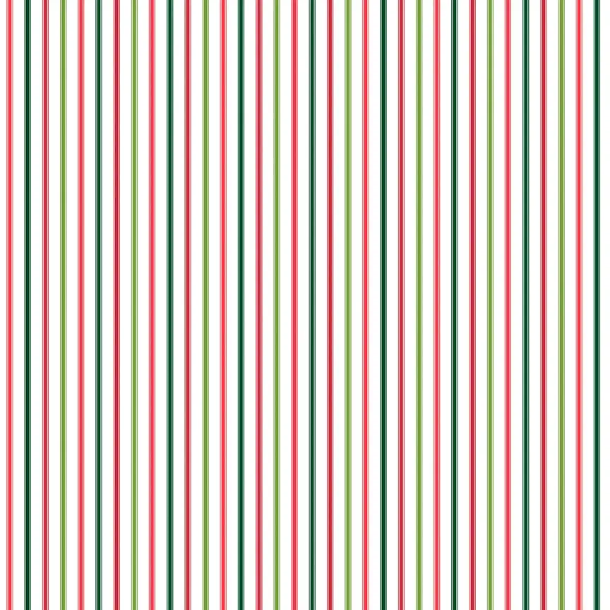 Fabric Riley Blake Christmas Ticking Stripe Seasonal Basics by the Quarter Yard C775-CHRISTMAS