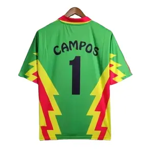 1998 Retro Mexico Goalkeeper Football Shirt | Campos #1 El Tri Soccer Jersey