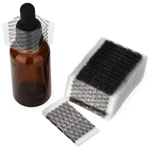 500 pcs 45x23 mm Shrink Bands Printed Perforated Heat Shrink Wrap Sealer for 1oz Glass Bottle Cap Fits 3/4" to 1" Diameter