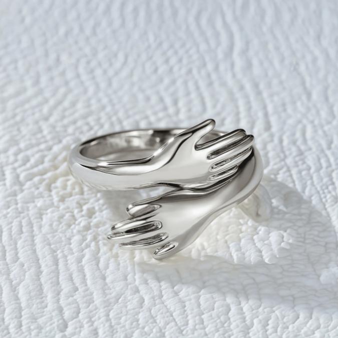 18K Gold Plated Stainless Steel Chunky Open Ring – Adjustable Statement Ring, Minimalist Luxury Jewelry