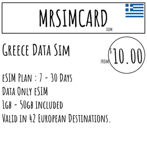 MrSim eSim Greece -$45