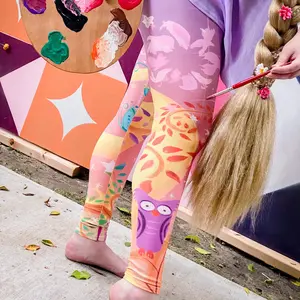 Rapunzel Mural Capris