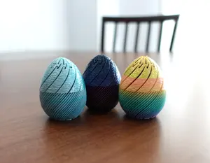 3D Printed Smooth egg twist Fidget