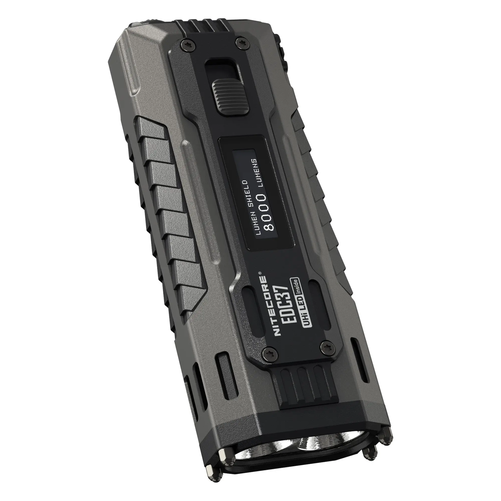 Nitecore EDC37 High-Lumen LED Tactical EDC Flashlight - 8000-Lumen USB-C Rechargeable Handheld Tool with Tactical Accessories, Outdoor Gadgets for Home Improvement Emergencies