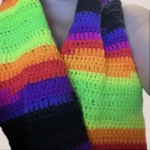 Crocheted scarf