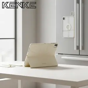 KENKE ipad tablet case Rotation Detachable magnetic case for iPad Air Pro 11 inch 2024 Air 13" M2 M3 pro 12.9 mini 6/ mini 7 a17 pro Case ipad 10th gen 11th A16 Air 4/5/6/7（2020/2021/2022）tablet cases covers, Tablet Accessories