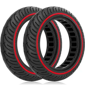 Electric Scooter Solid Tires, 8.5 Inch Non-Pneumatic Replacement Wheels, Durable & Lightweight Design, Perfect Fit for E-Scooters