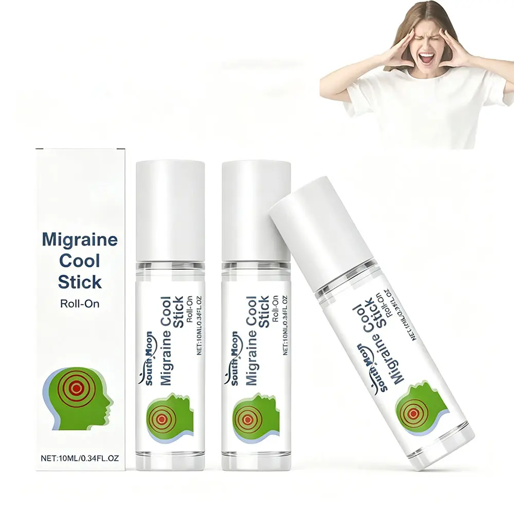 Minty Cooling Aromatherapy Roll-On Stick, Peppermint, Spearmint & Lavender Oils, Refreshing Personal Care for Travel & Daily Use