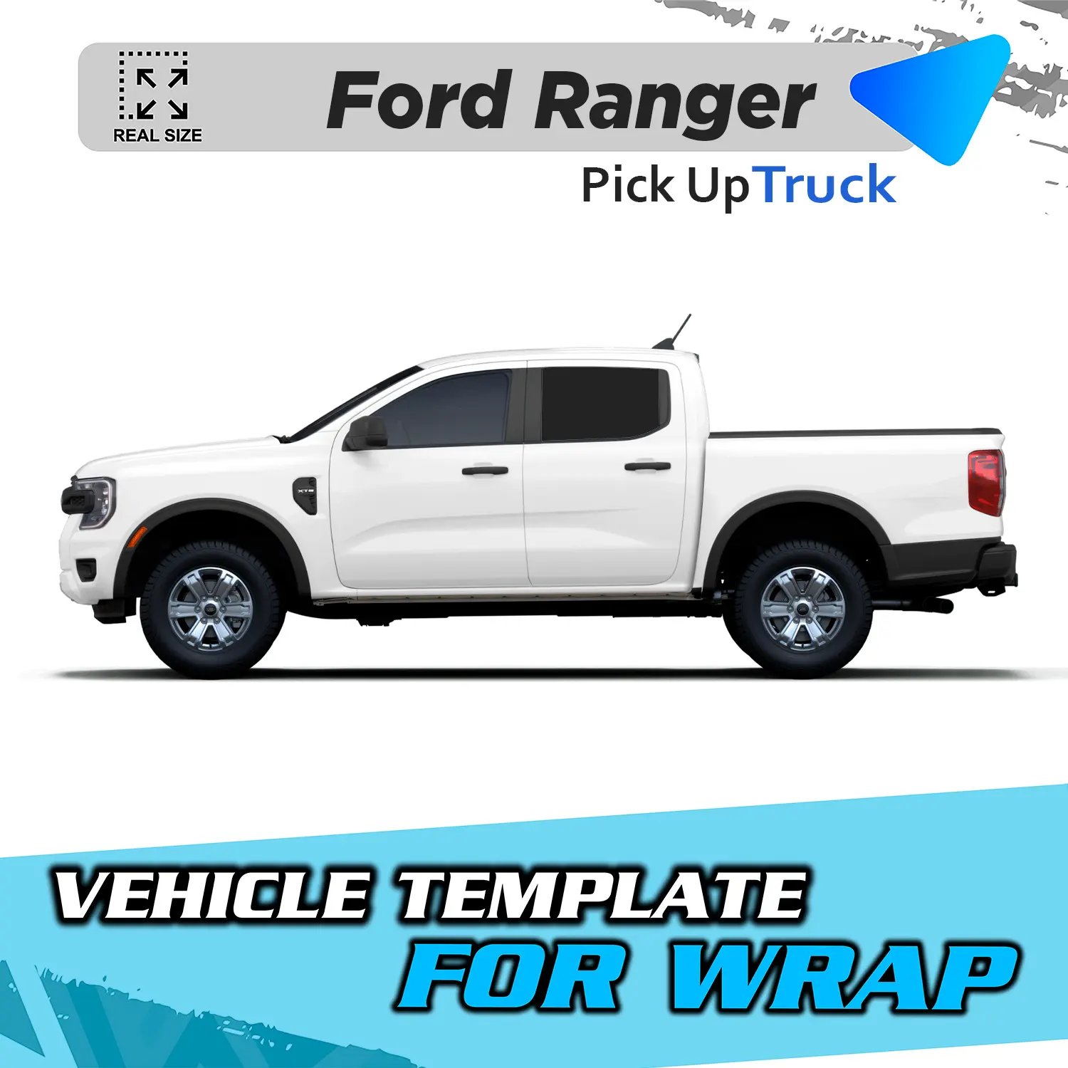 VEHICLE TEMPLATE FOR WRAP FORD RANGER - TikTok Shop