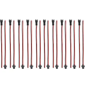 20/40PCS LED Strip Connector Kit, 2Pin/3Pin/4Pin/5Pin Extension Wires, Male/Female Cables for 3528/5050 RGB RGBW Light Strips, Connect Multiple Strips